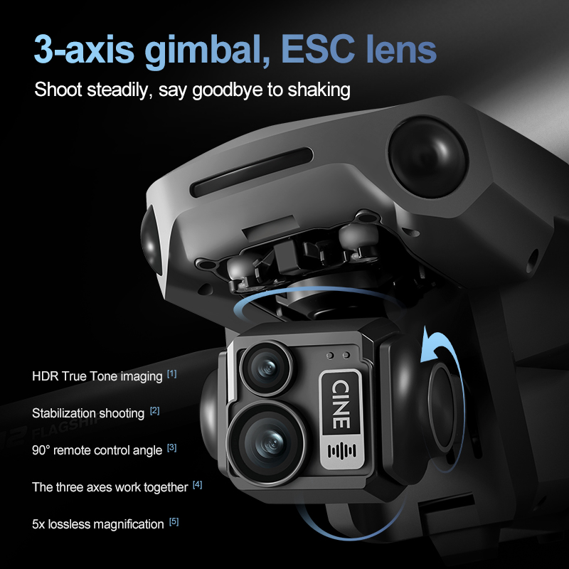 8K 3 Axis Gimbal Brushless 7.2 - Drone Mapping บทวิจารณ์และราคา
