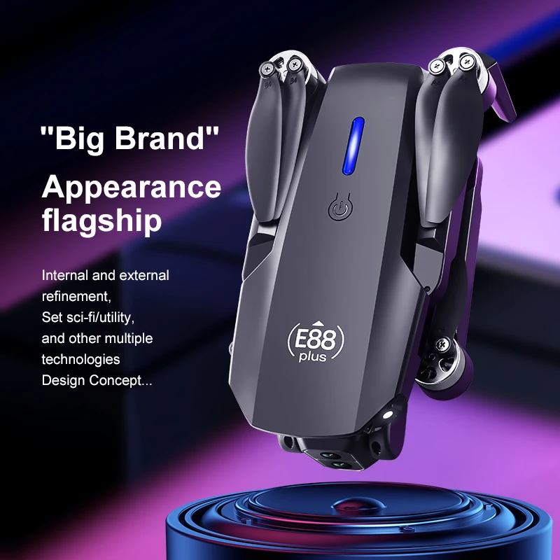 New E88 Plus Quadcopter Drone: - Drone Lidar บทวิจารณ์และราคา