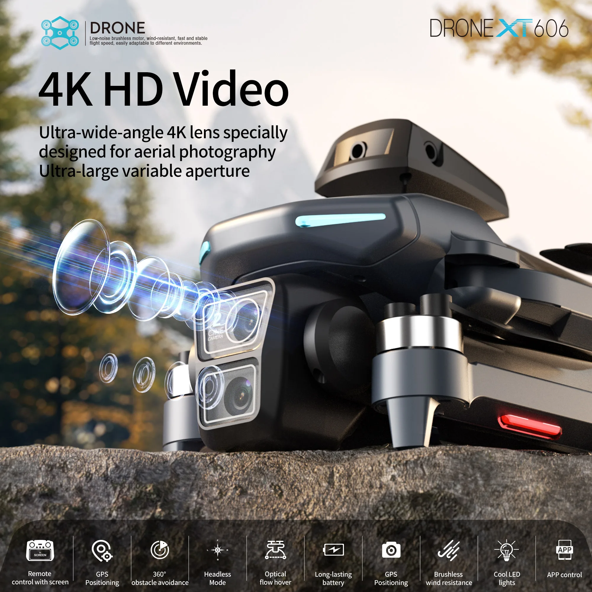 Lenovo XT606 MAX GPS Drone 4k  - Drone Multispectral บทวิจารณ์และราคา