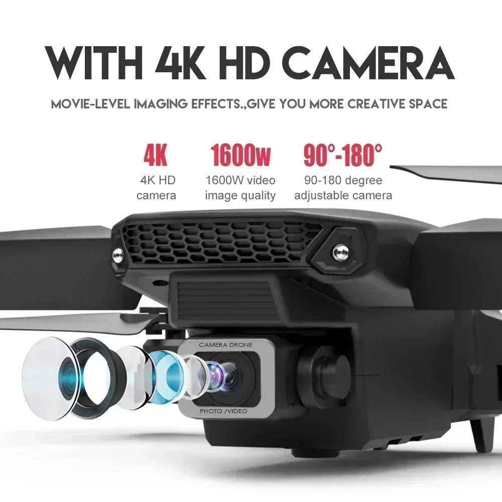 E88 Pro WIFI FPV Drone Wide An - Drone Cinematic บทวิจารณ์และราคา