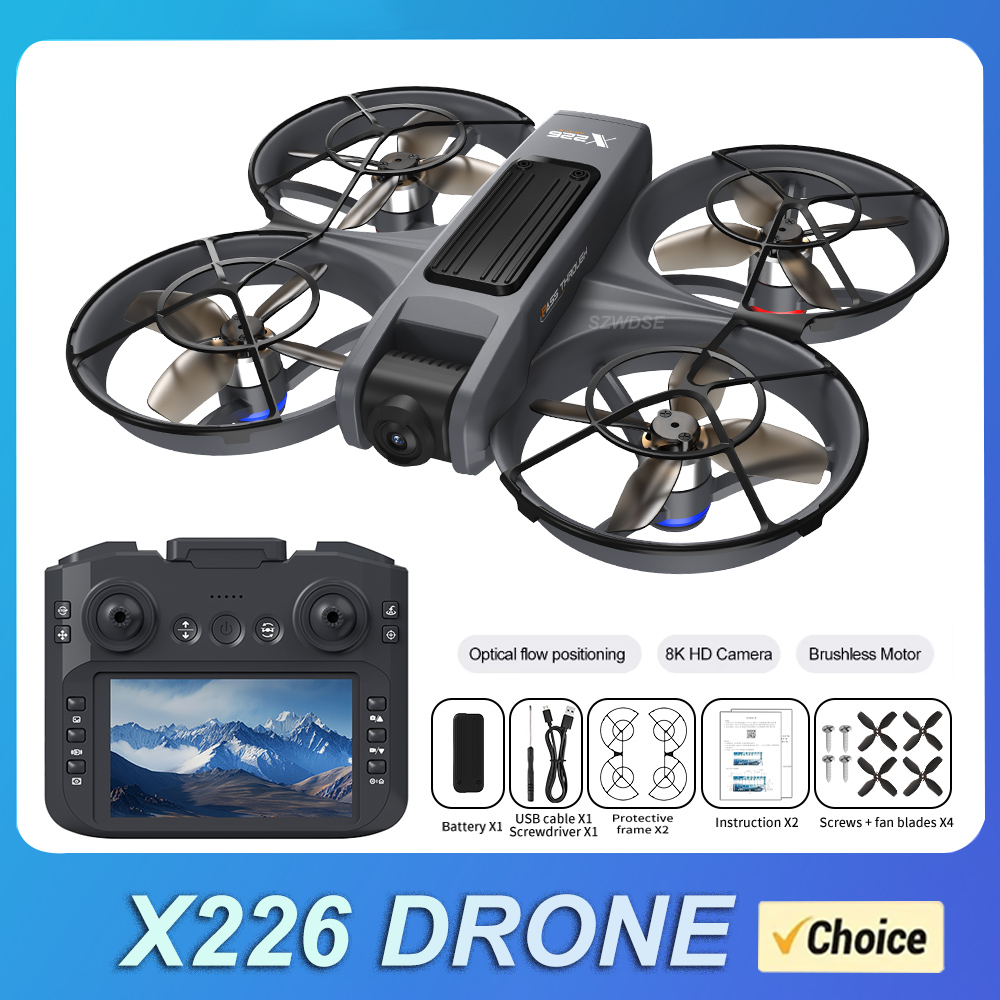 NEW X226 RC Drone 2.4G 5G WIFI - Drone Mapping บทวิจารณ์และราคา