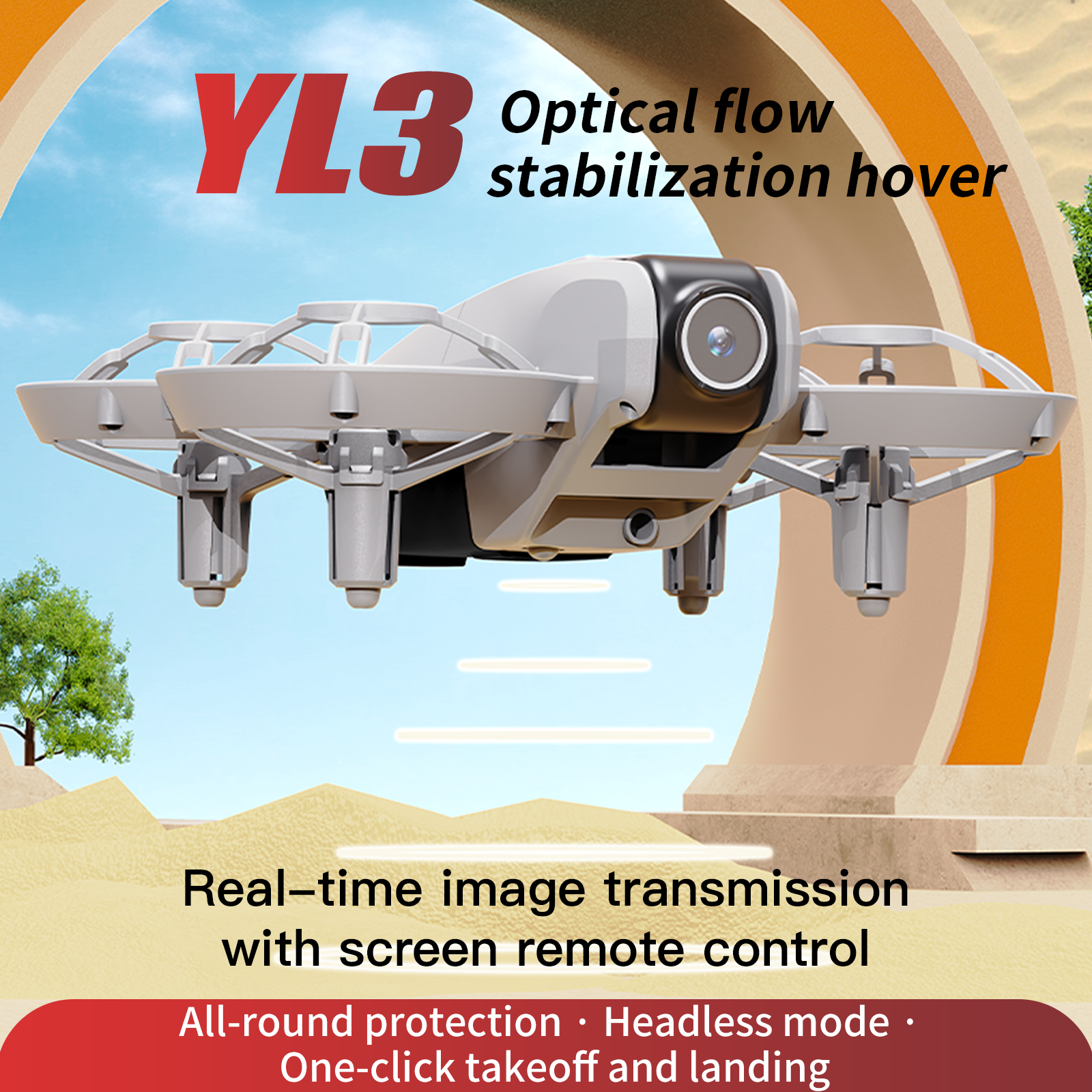 YL3 Remote-Controlled Drone wi - Drone Cinematic บทวิจารณ์และราคา