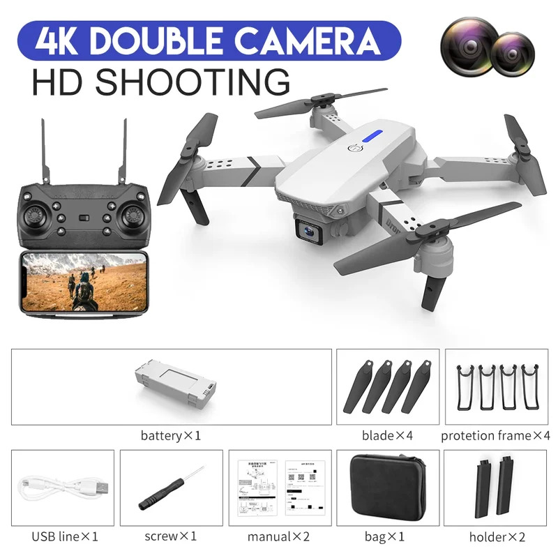 E88 ProIntelligent Folding Dro - Drone Cinematic บทวิจารณ์และราคา