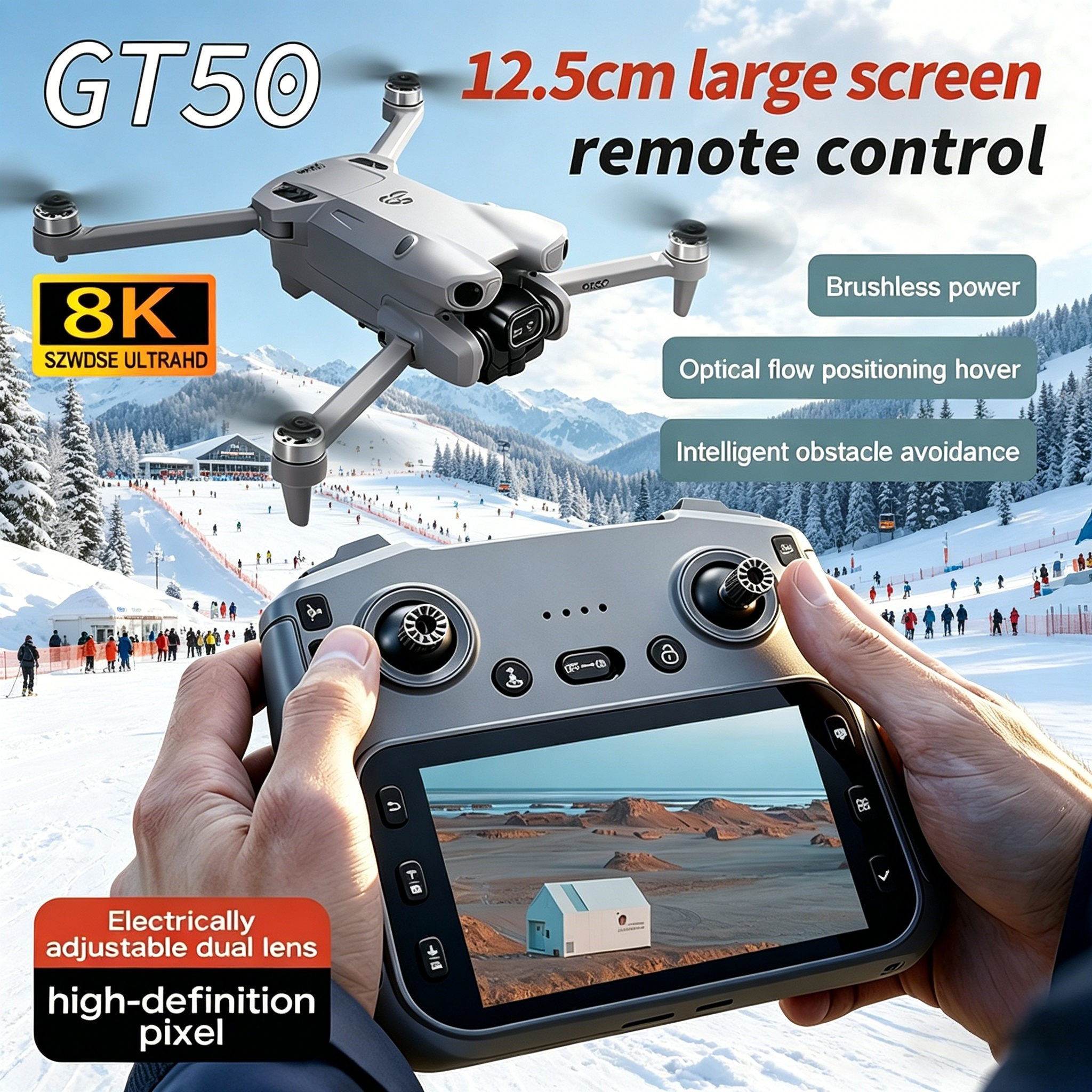GT50 PRO MIni 5 pro RC Drone 8 - Drone Video Production บทวิจารณ์และราคา