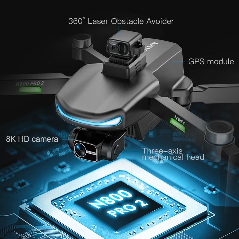 N800 PRO 2 GPS Drone Professio - Drone Multispectral บทวิจารณ์และราคา