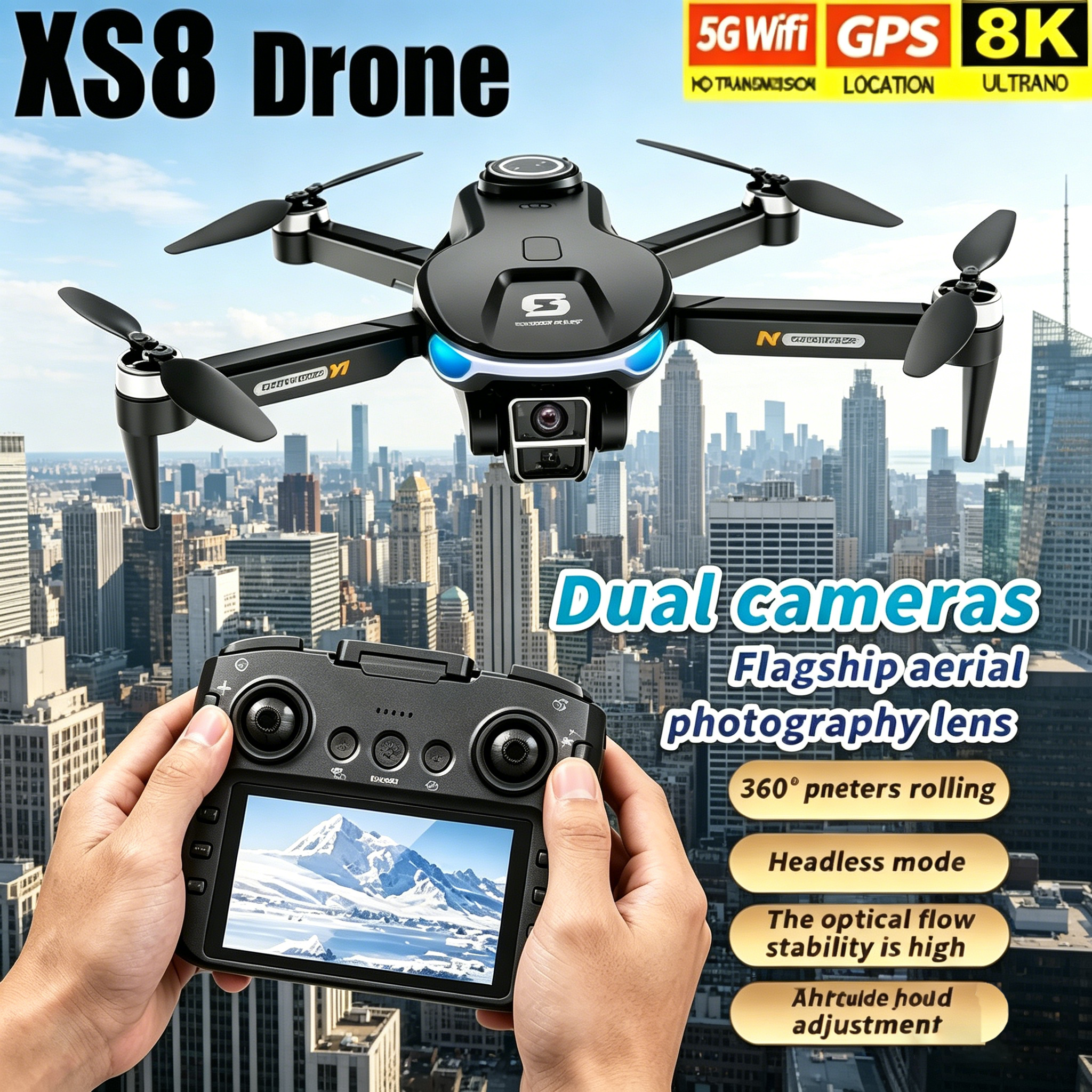 HD 8K Professional GPS Drone w - Drone Mapping บทวิจารณ์และราคา