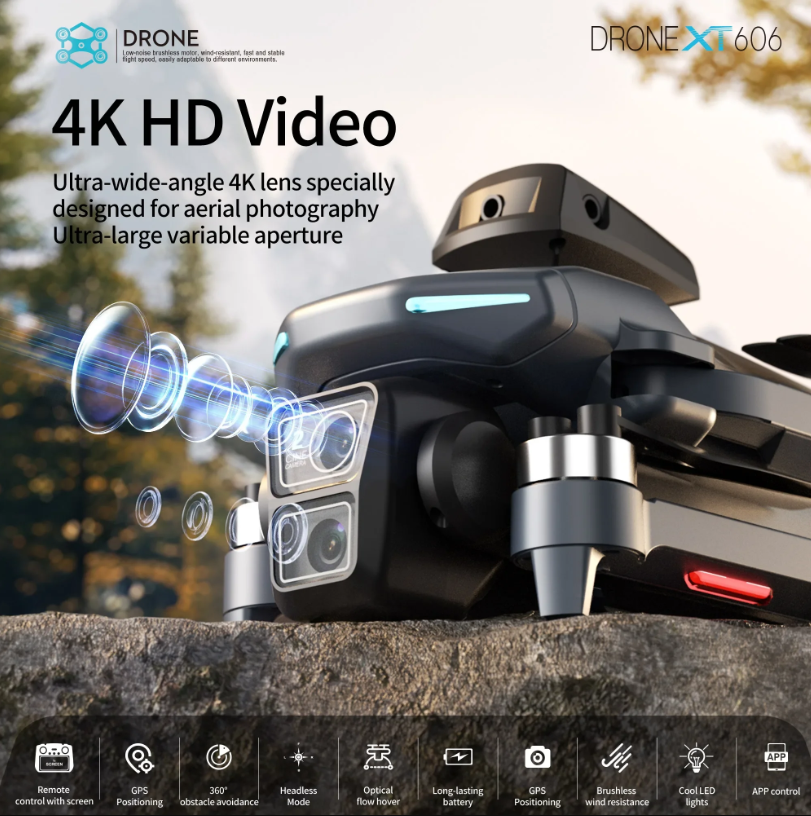 Lenovo XT606 MAX GPS Drone 4k  - Drone Multispectral บทวิจารณ์และราคา