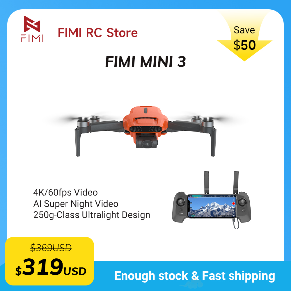 FIMI MINI 3 Camere drone 4K 60 - Drone Mapping บทวิจารณ์และราคา