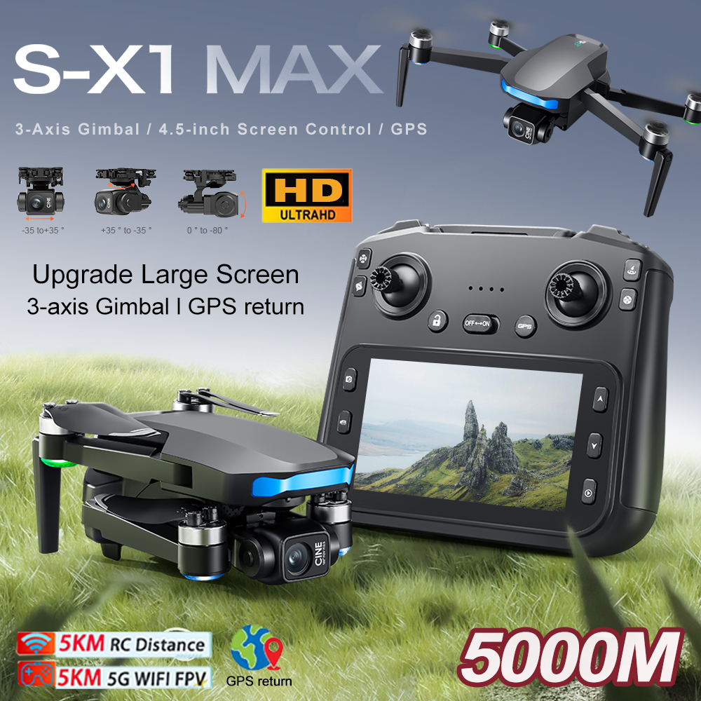 New S-X1 MAX Drone GPS 8K Prof - Drone Mapping บทวิจารณ์และราคา