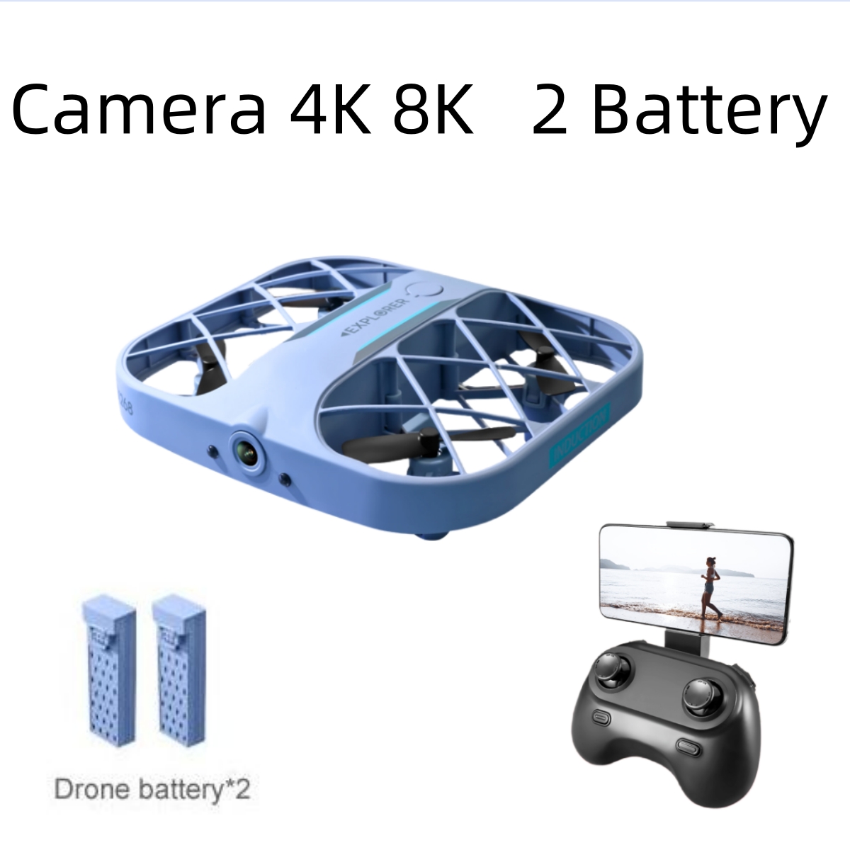 JJRC H107 FPV RC Drone with 2  - Drone Cinematic บทวิจารณ์และราคา